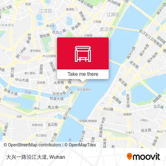 大兴一路沿江大道 map