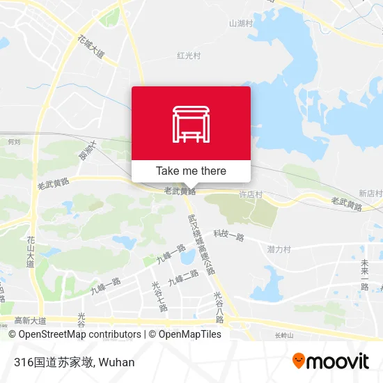 316国道苏家墩 map