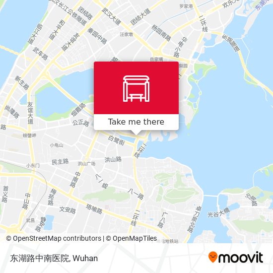 东湖路中南医院 map