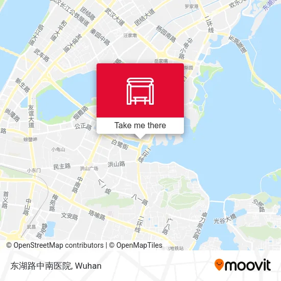 东湖路中南医院 map