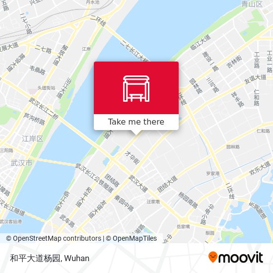 和平大道杨园 map