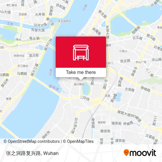 张之洞路复兴路 map