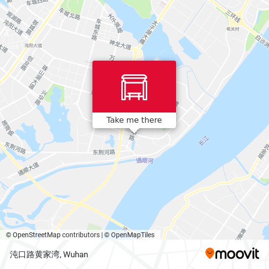 沌口路黄家湾 map
