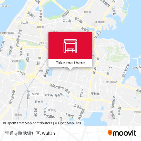 宝通寺路武锅社区 map