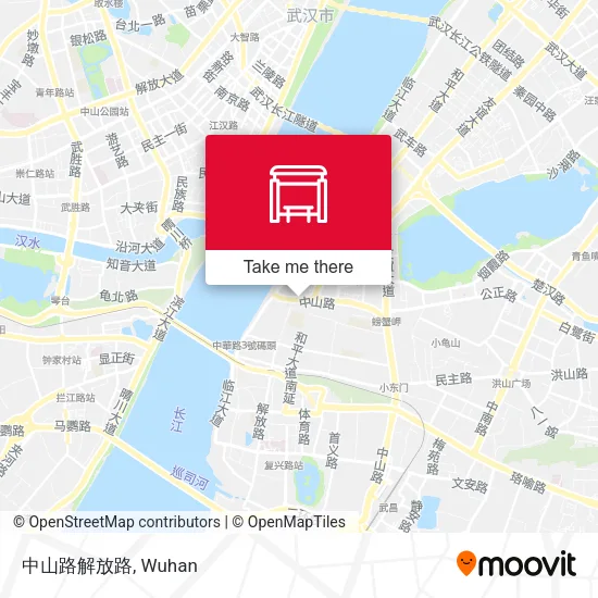 中山路解放路 map