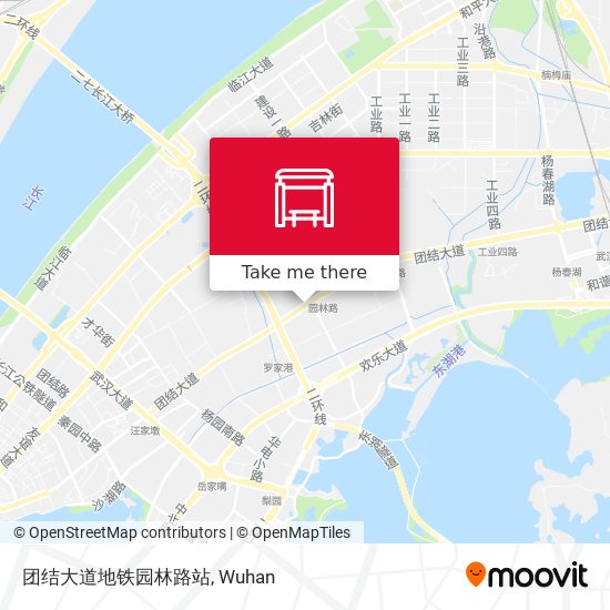 团结大道地铁园林路站 map