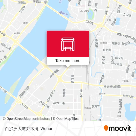 白沙洲大道乔木湾 map