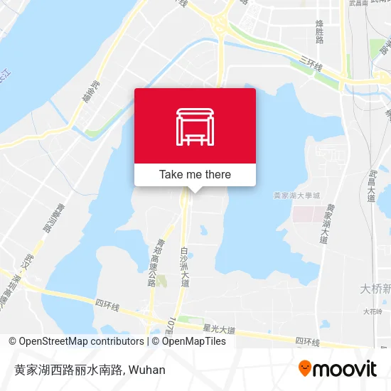 黄家湖西路丽水南路 map