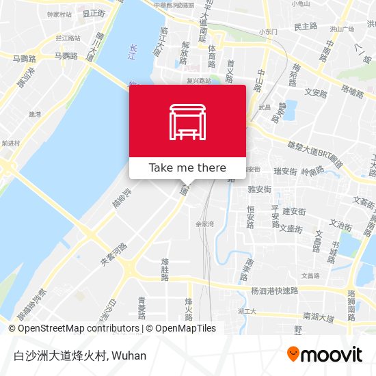 白沙洲大道烽火村 map