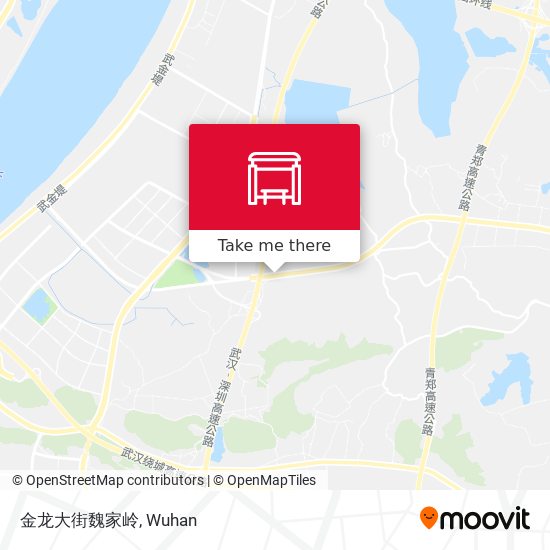 金龙大街魏家岭 map
