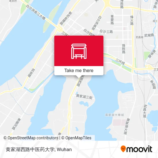 黄家湖西路中医药大学 map
