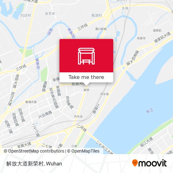 解放大道新荣村 map