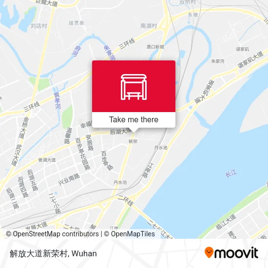 解放大道新荣村 map