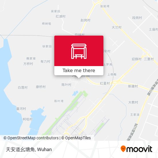 天安道幺塘角 map