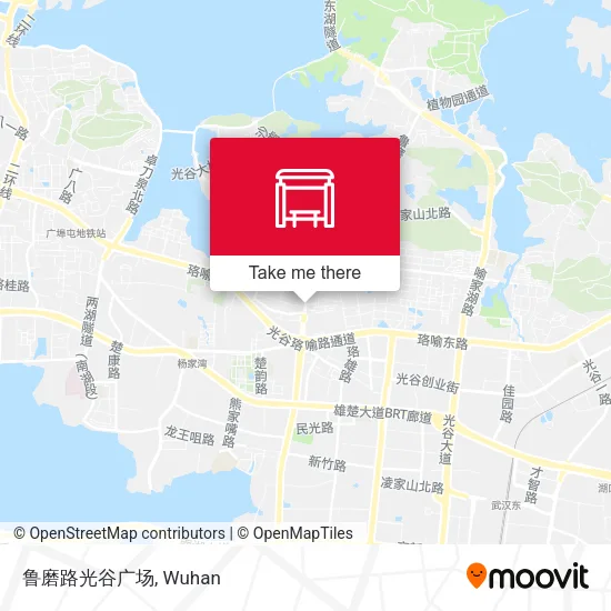 鲁磨路光谷广场 map