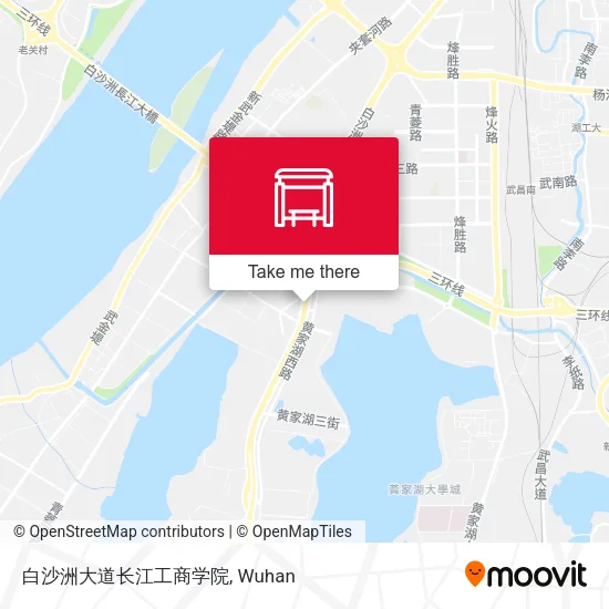 白沙洲大道长江工商学院 map