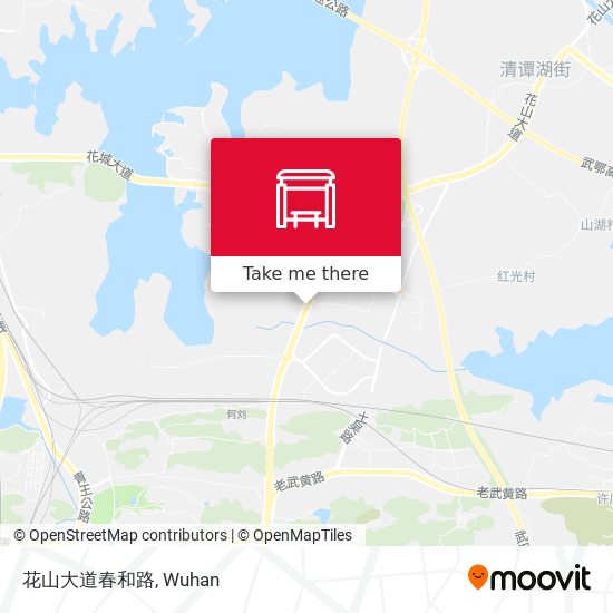 花山大道春和路 map