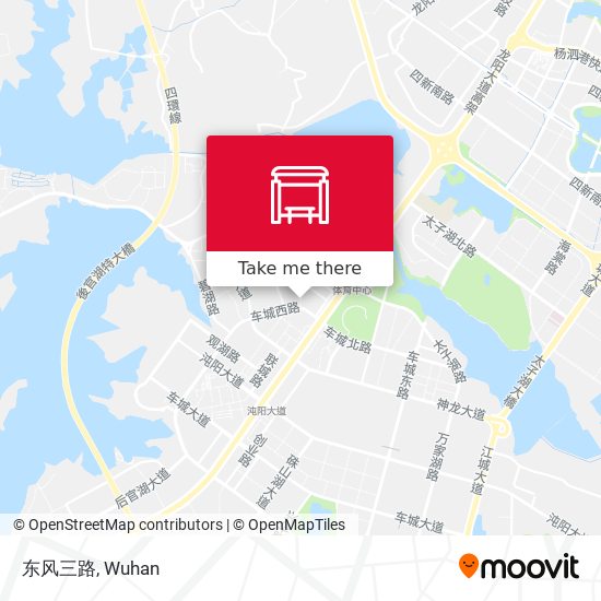 东风三路 map