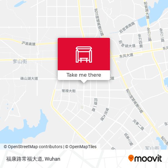 福康路常福大道 map