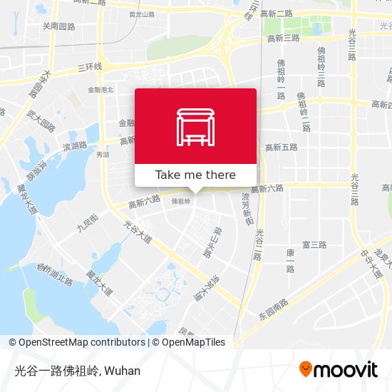 光谷一路佛祖岭 map