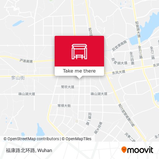 福康路北环路 map