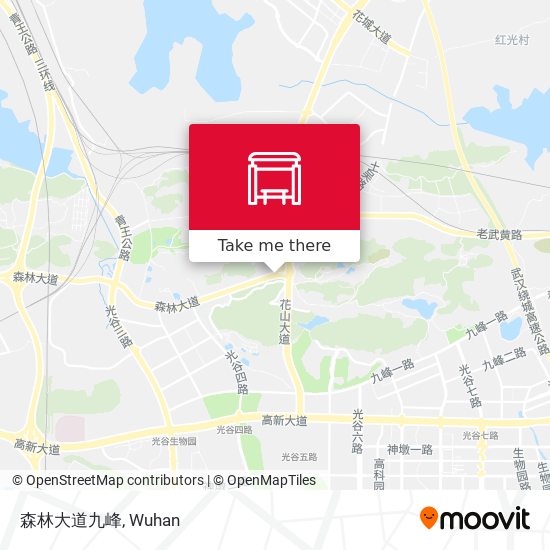 森林大道九峰 map