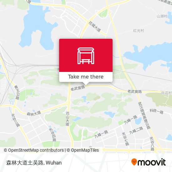 森林大道土吴路 map