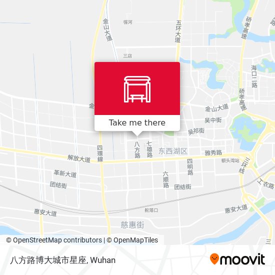 八方路博大城市星座 map