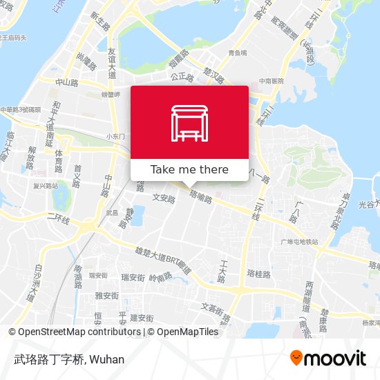 武珞路丁字桥 map