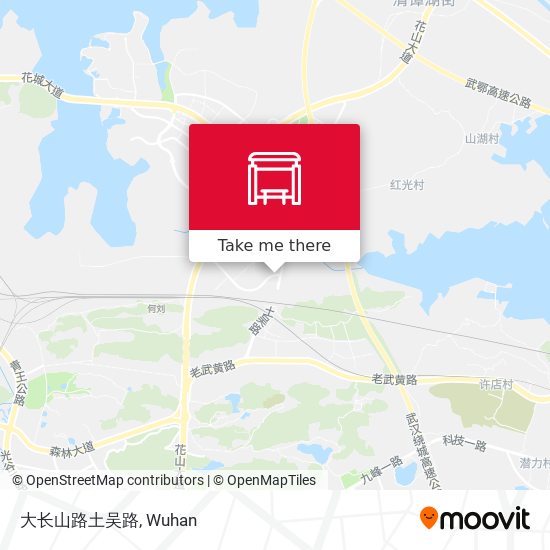 大长山路土吴路 map