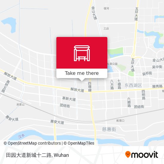 田园大道新城十二路 map