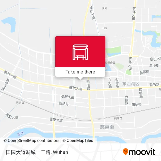 田园大道新城十二路 map