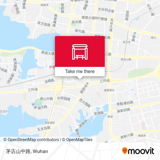 茅店山中路 map