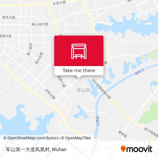 军山第一大道凤凰村 map