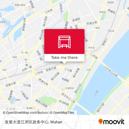 发展大道江岸区政务中心 map