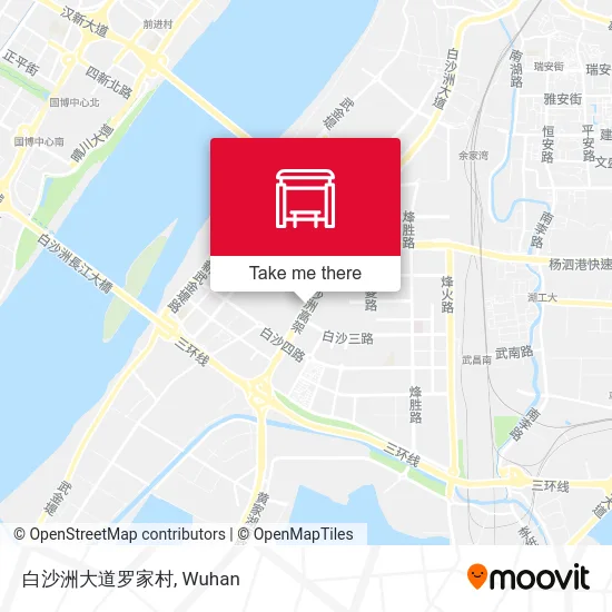 白沙洲大道罗家村 map