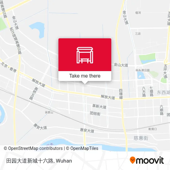 田园大道新城十六路 map