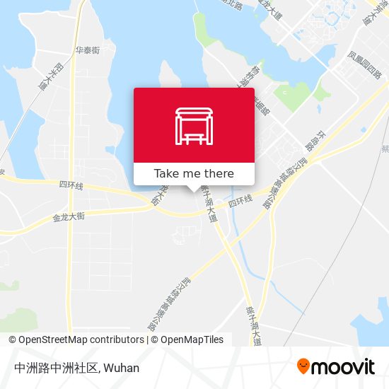 中洲路中洲社区 map