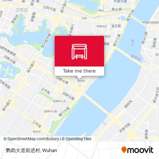 鹦鹉大道前进村 map