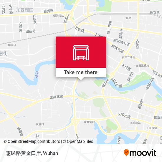 惠民路黄金口岸 map
