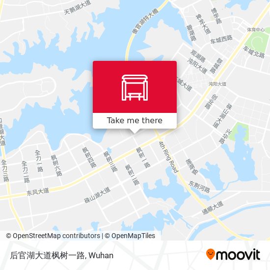 后官湖大道枫树一路 map