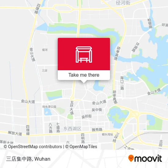 三店集中路 map