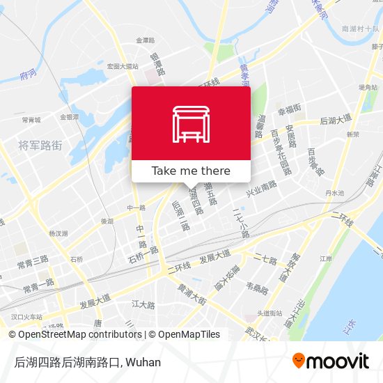 后湖四路后湖南路口 map