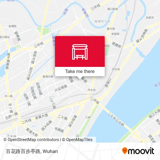 百花路百步亭路 map
