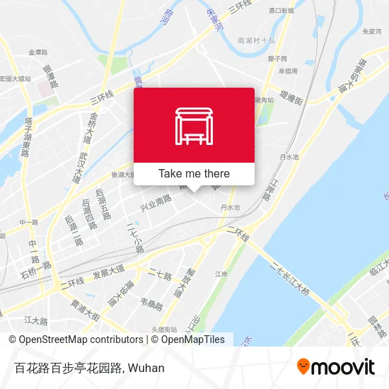 百花路百步亭花园路 map