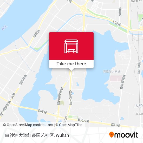 白沙洲大道红霞园艺社区 map