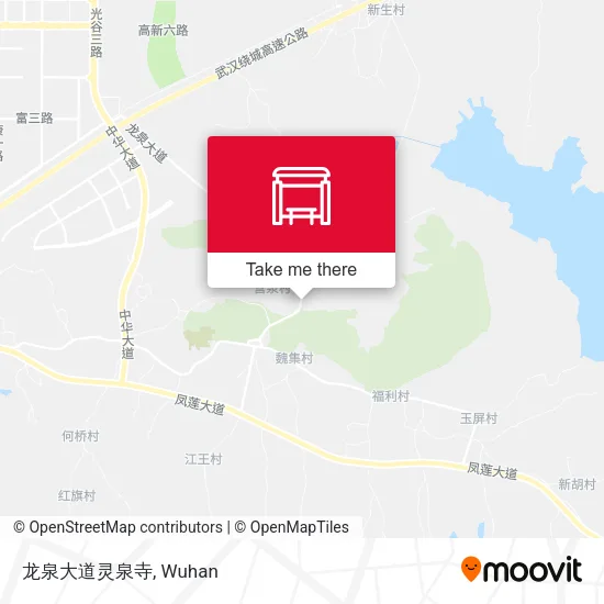 龙泉大道灵泉寺 map