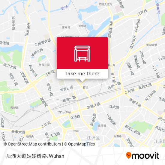 后湖大道姑嫂树路 map