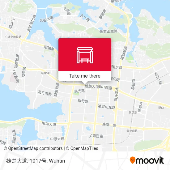 雄楚大道, 1017号 map