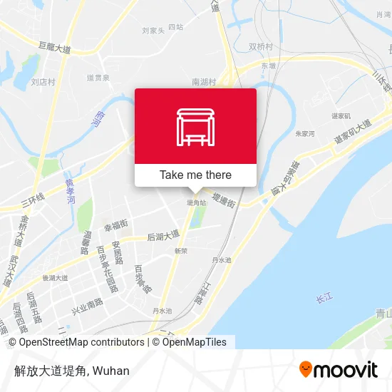 解放大道堤角 map